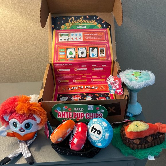 Bark Box Dog Bark Box Jackpawt Toy Set Brand New With Tags Poshmark